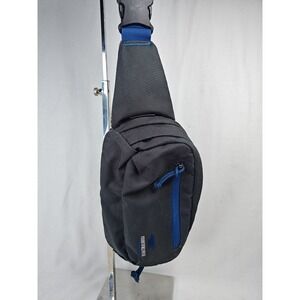 Mountainsmith Crossbody Sling Bag Gray Blue Cordura Nylon 207172Hiking Travel